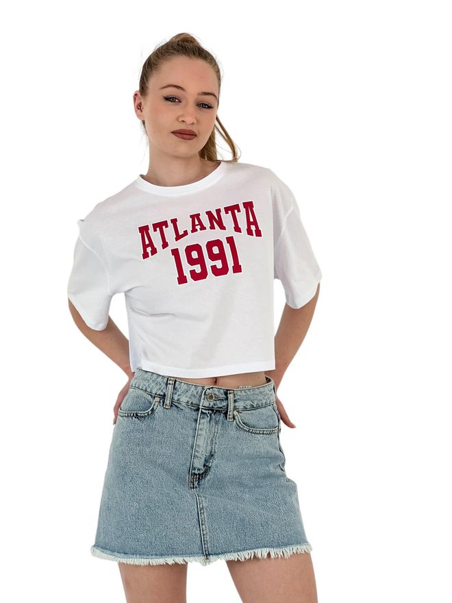 MISS POEM Тениска С Късо Изрязване С Голям Размер С Букви Дрехи на едро Небрежен