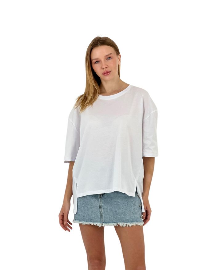 MISS POEM T shirt Rpt02 Wholesale Clothing Cotton