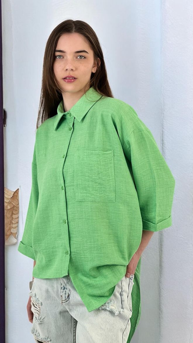 MISS POEM Vystrihnutá Košeľa S Výrezom Veľkoobchod s oblečením Neformálny