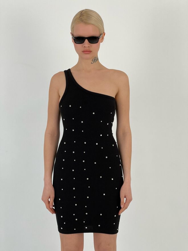 MISS POEM Kleid Full Stone Knife Großhandelskleidung Elegant