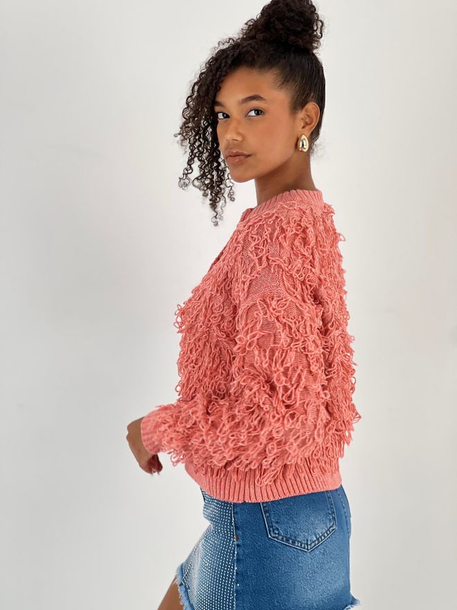 MISS POEM Pink Cardigan Casual Cute Streetwear Wholesale Clothing Spring