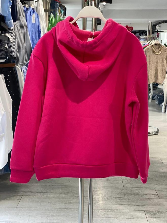MISS POEM Bluza Fuksjowa Z Kapturem I Długim Rękawem Hurtowa sprzedaż odzieży 1