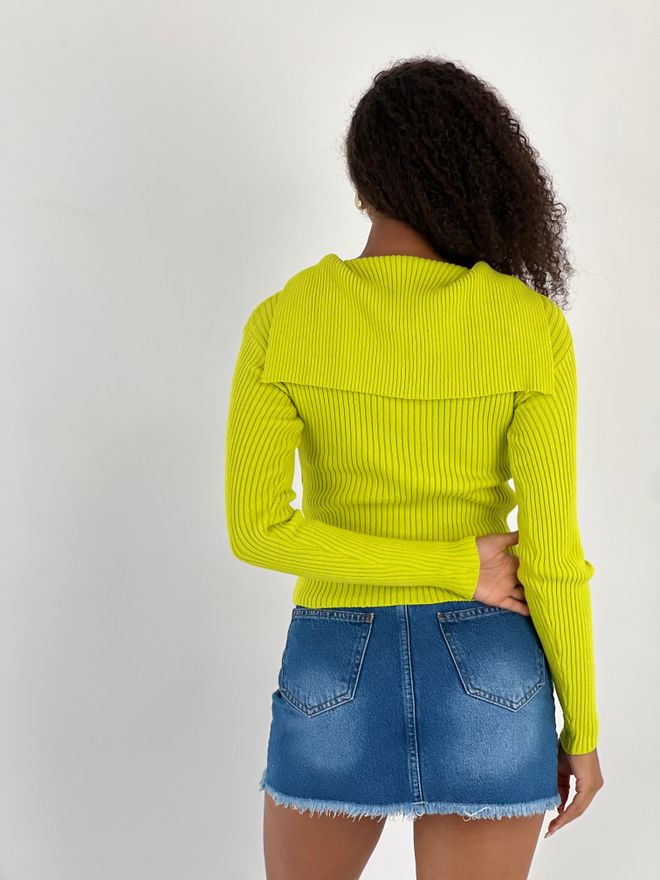 MISS POEM Green Slim Fit Hooded Neck Zip Up Cardigan Wholesale Clothing Spring