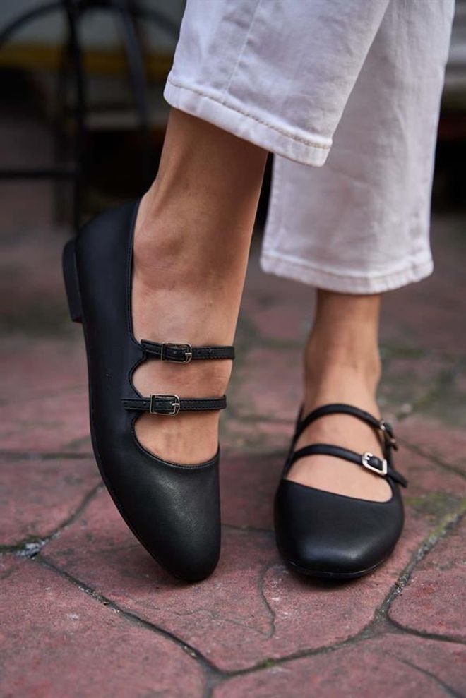 Madamra Dvostruki Pojas Babette Black Велепродаја одеће 4