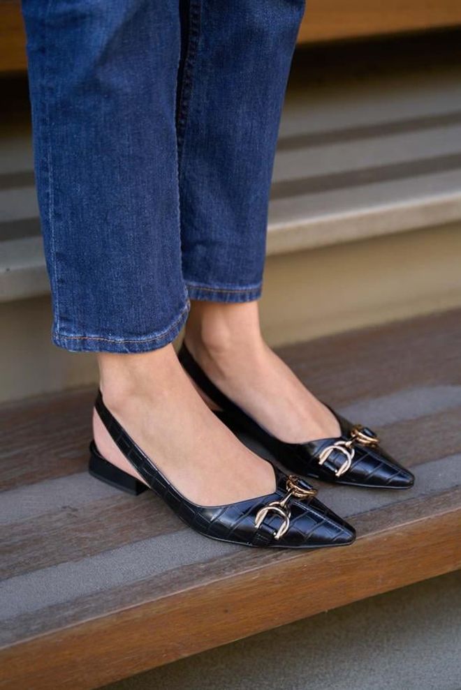 Madamra Dodatna Oprema Detaljna Bluza Crna Croco Велепродаја одеће 0
