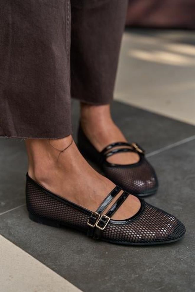 Madamra Malha Detalhada Com Cinto Duplo Babette Black Roupas por atacado 0