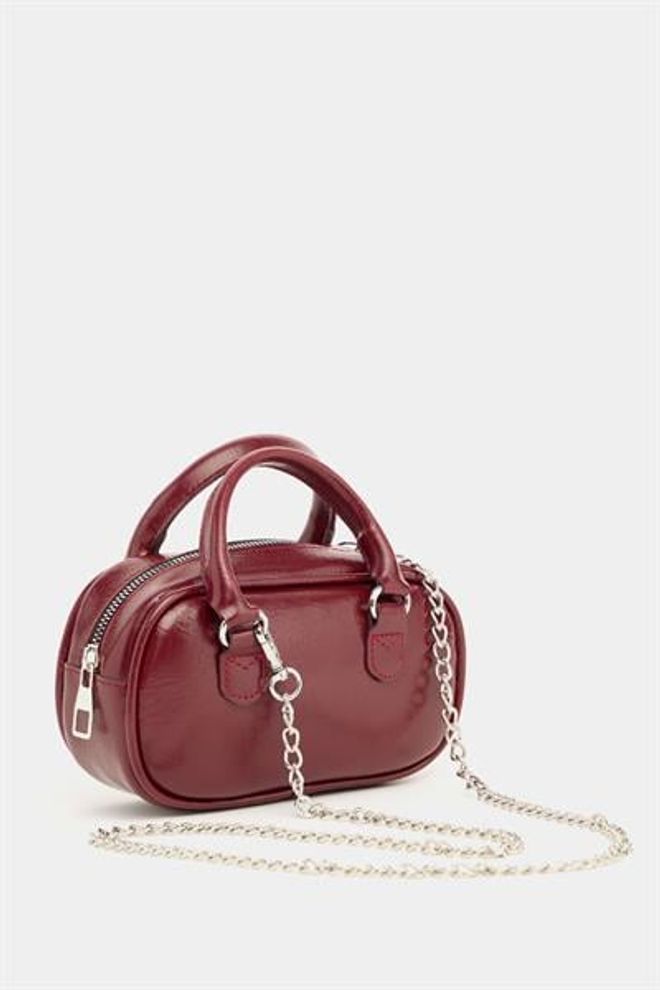 Madamra Mini Poprečna Traka Retro Torba Burgundska Велепродаја одеће 0