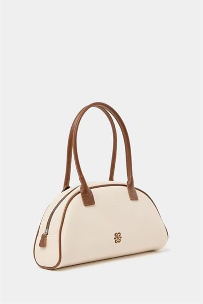 Madamra Retro Hand En Schoudertas Beige Groothandel Kleding 0