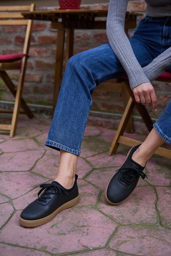 Madamra Mesh Textured Sneakers Black Χονδρικό εμπόριο ενδυμάτων 0