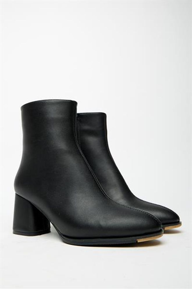 Madamra Stivali E Stivaletti Con Tacco Neri Da Donna Elegante Modello Casual Stagionale Con Cerniera Abbigliamento all'ingrosso 5