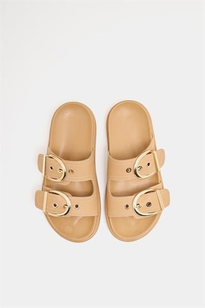 Madamra Zapatillas Casuales Elegantes Con Doble Hebilla De Visón Ropa al por mayor 0