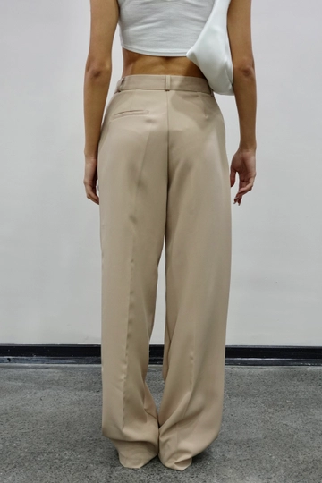 Maestro Woman Wholesale Women's Beige Pants Styles, Prices - Lonca