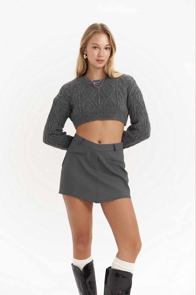 Mai Collection Triana Rūkytas Mini Sijonas Didmeninė prekyba drabužiais Kokteilinė