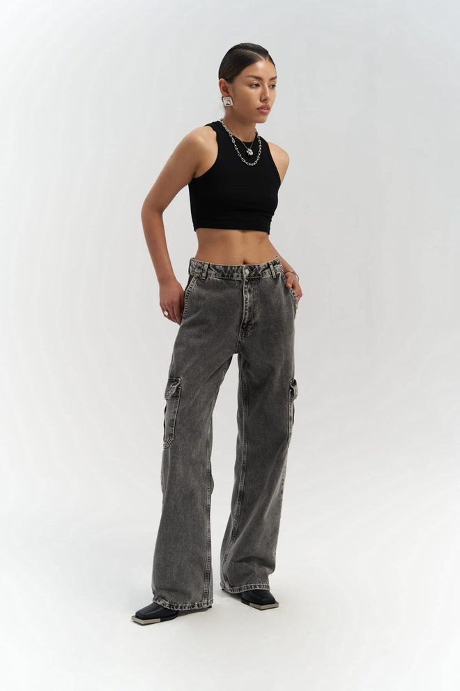 Mai Collection Montes Smoked Cargo Jeans Veľkoobchod s oblečením 0