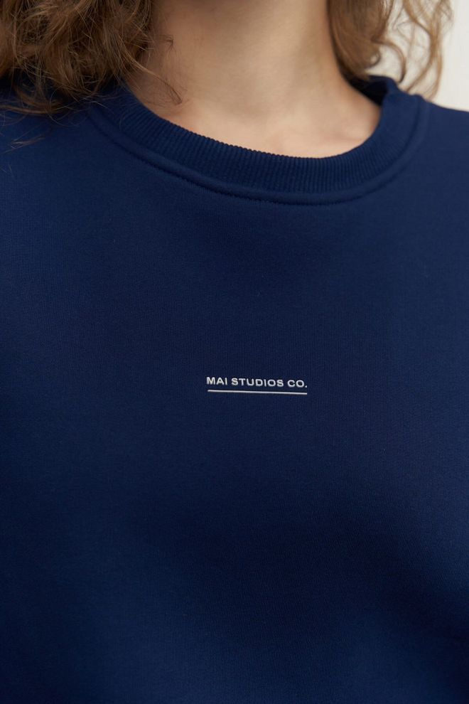 Mai Collection Mini Bike Navy Crew Neck Tracksuit Suit Wholesale Clothing 4