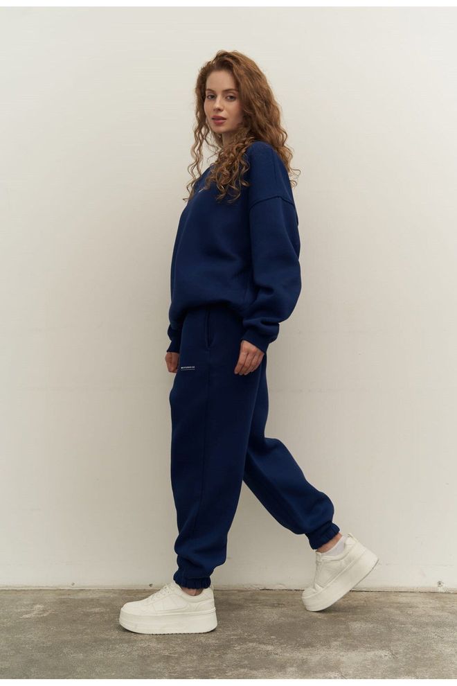 Mai Collection Mini Bike Navy Crew Neck Tracksuit Suit Wholesale Clothing 1
