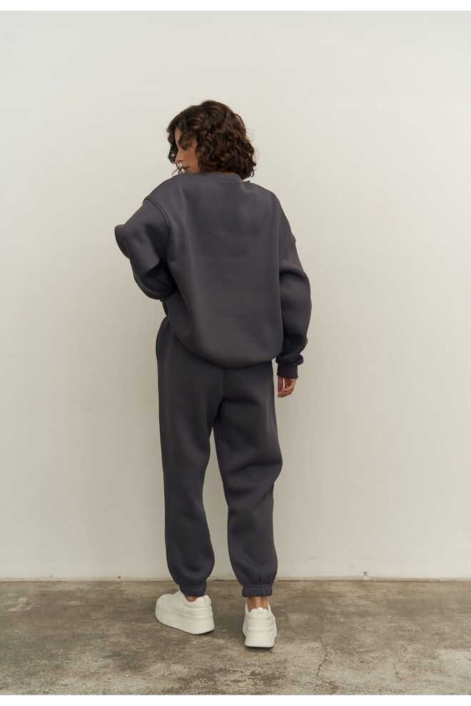 Mai Collection Mini Bike Anthracite Crew Neck Tracksuit Suit Wholesale Clothing 5