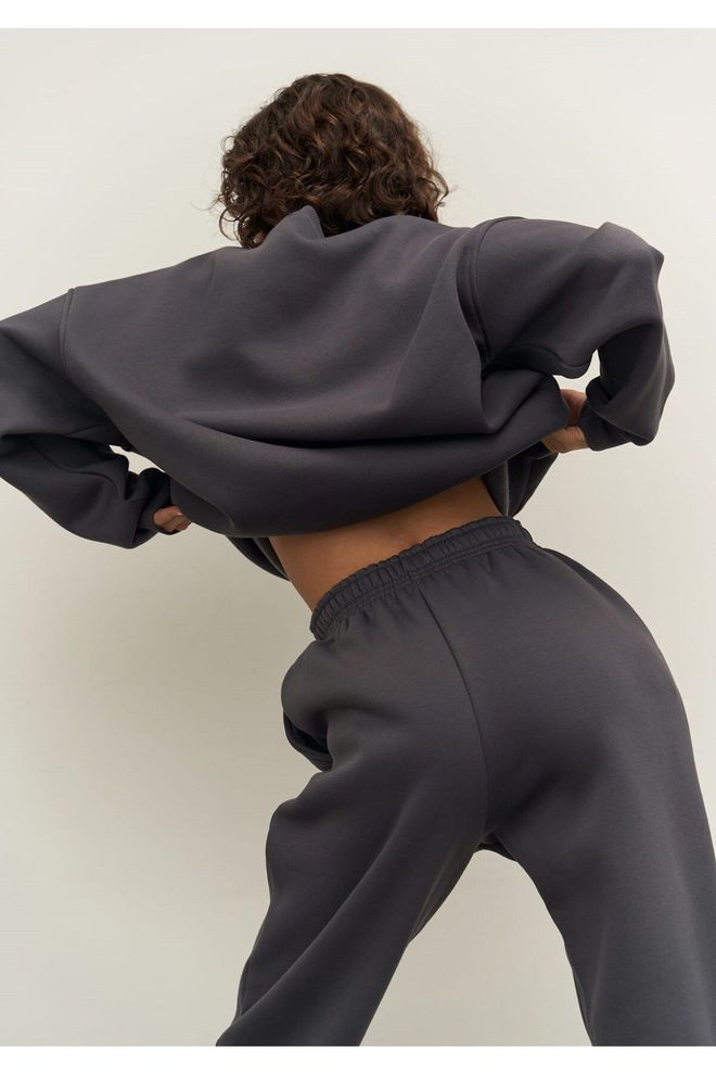 Mai Collection Mini Bike Anthracite Crew Neck Tracksuit Suit Wholesale Clothing 2