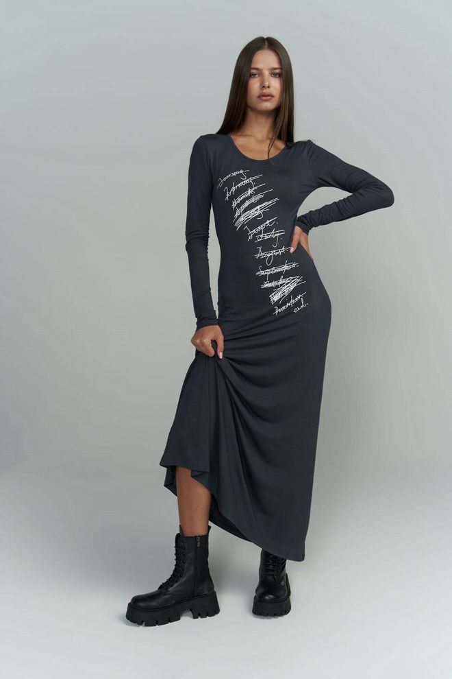 Mai Collection Ceria Smoked Long Dress Wholesale Clothing Wedding