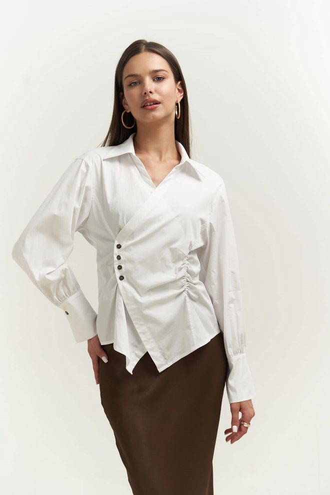 Mai Collection Chemise Micky White Vêtements en gros Élégant