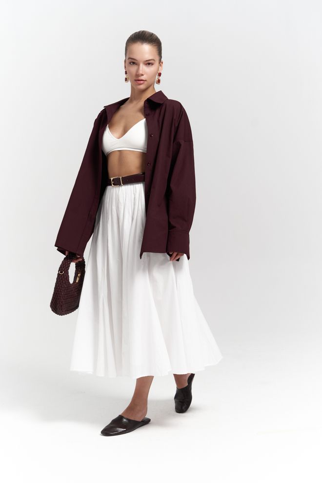 Mai Collection Phoebe Oversize Marškinėliai Didmeninė prekyba drabužiais Kokteilinė