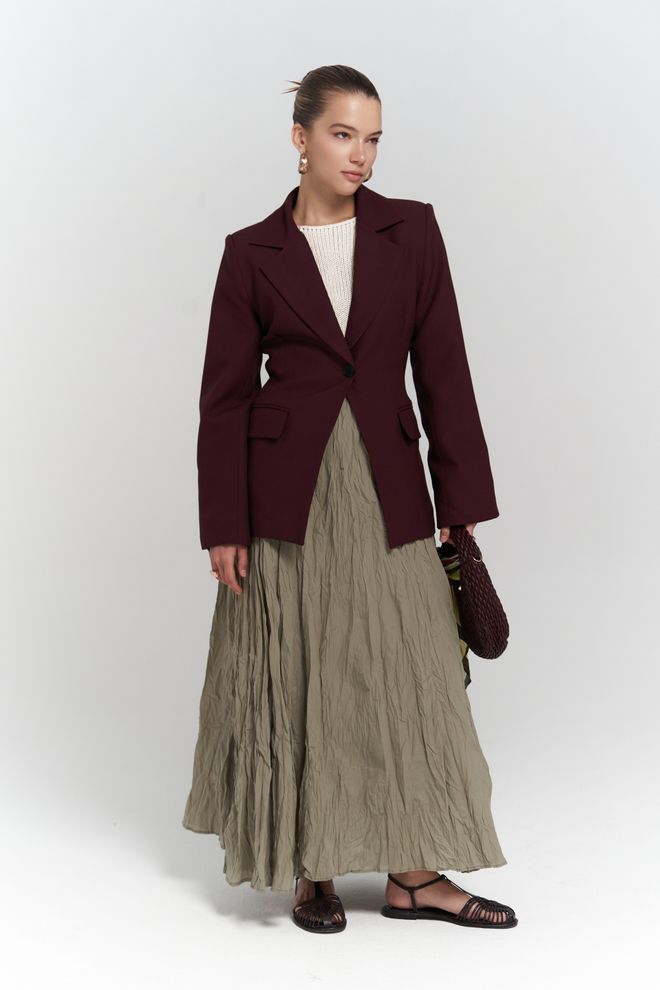 Mai Collection Lecco Slim Fit Jopič Oblačila na debelo Eleganten