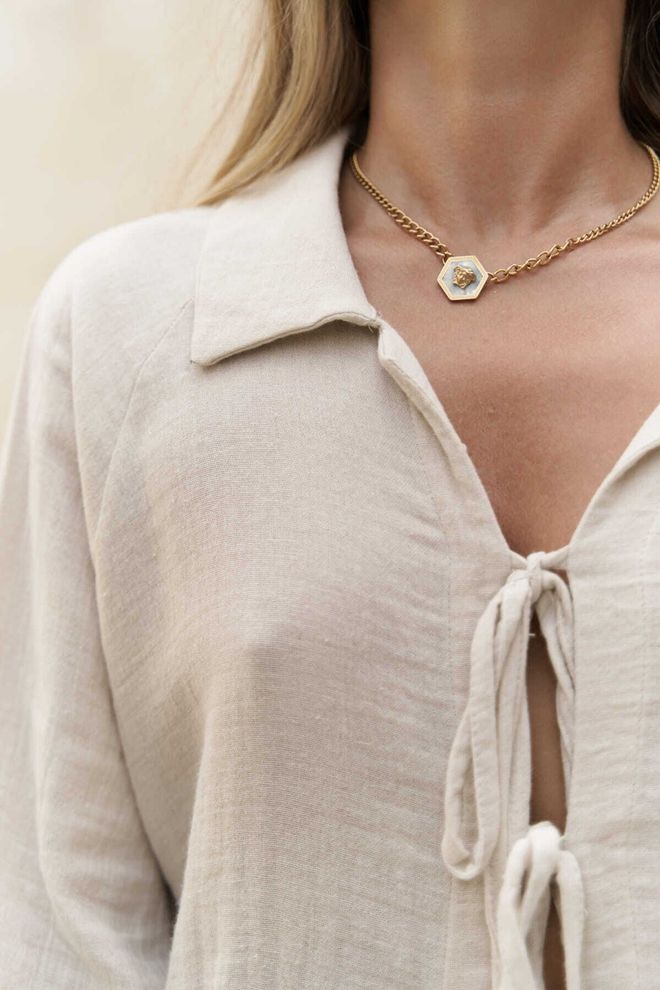 Mai Collection Bali Beaded Natural Mueslin Suit Wholesale Clothing 4