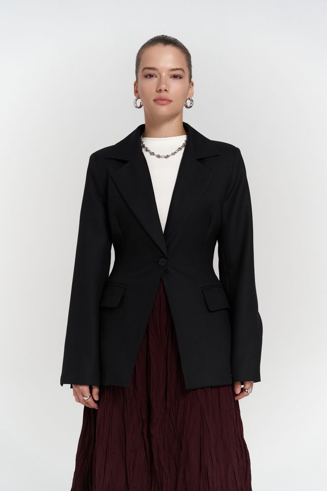 Mai Collection Blazer Met Slanke Pasvorm Van Lecco Groothandel Kleding Elegant