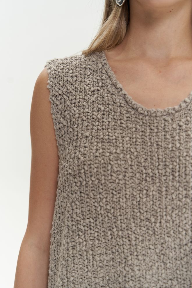 Mai Collection Knitle Casual Print Knitwear Crop Wholesale Clothing Dating