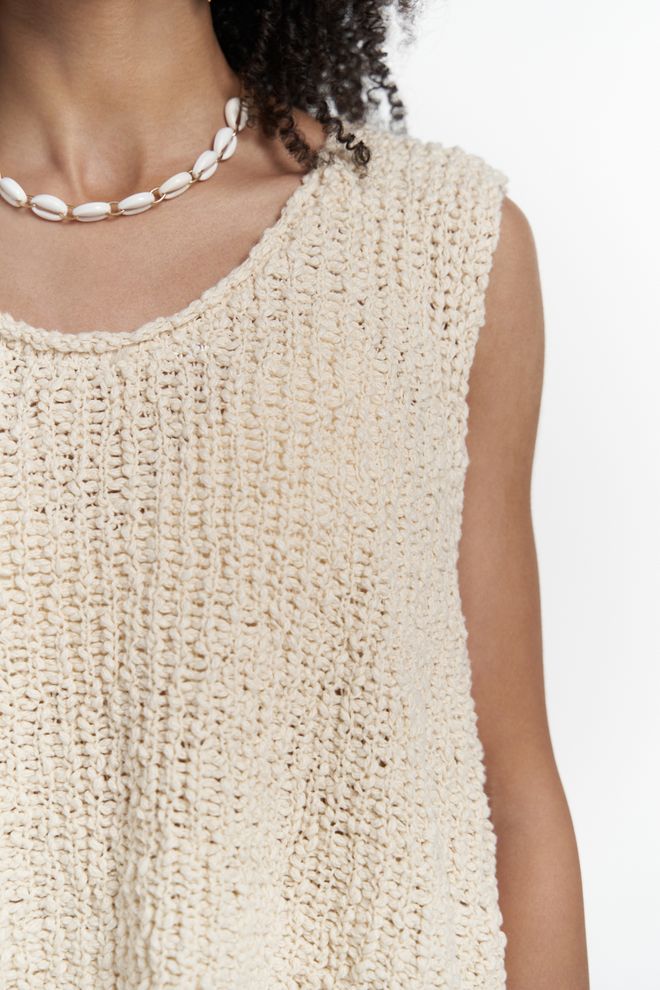 Mai Collection Knitle Casual Print Knitwear Crop Wholesale Clothing Summer