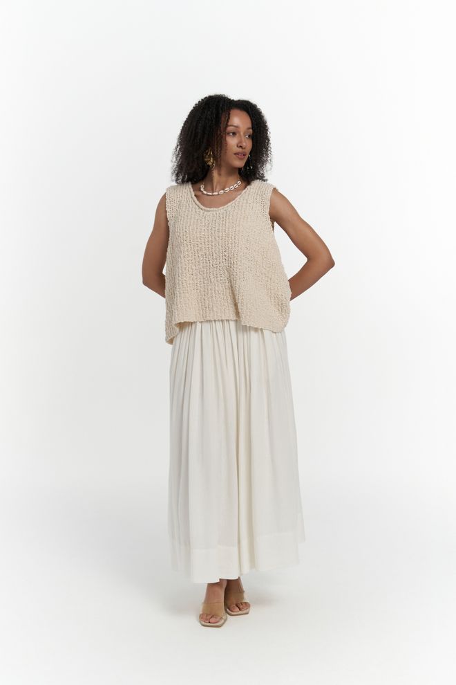 Mai Collection Knitle Casual Print Knitwear Crop Wholesale Clothing Spring