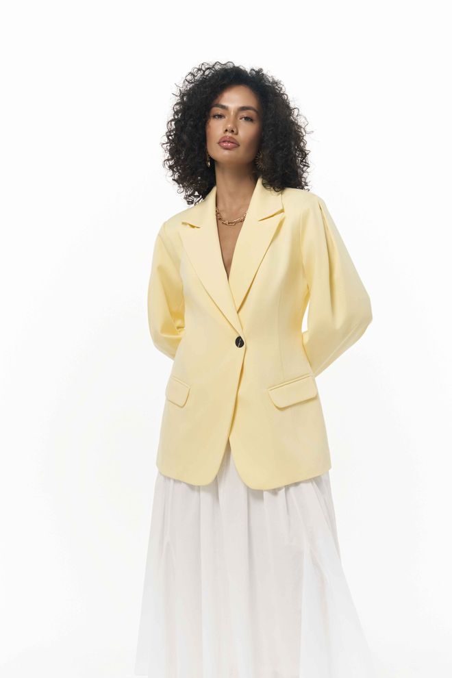 Mai Collection Briella Waist Fit Blazer Wholesale Clothing Elegant