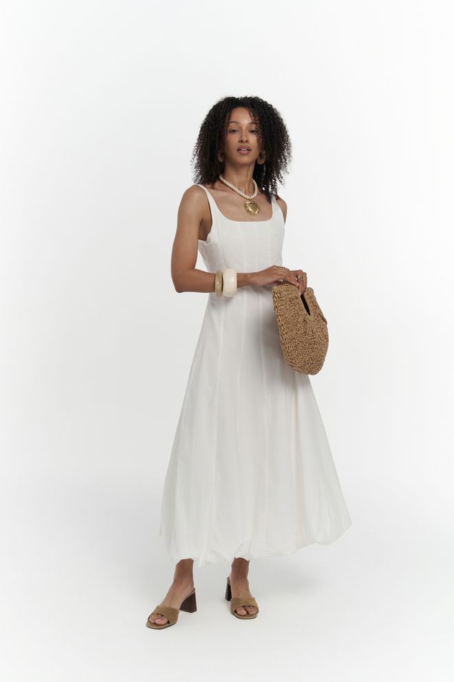 Mai Collection Dlhé Balónové Šaty Garda Veľkoobchod s oblečením Neformálny