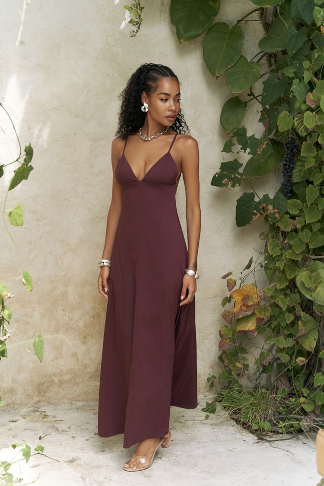 Mai Collection Dlhé Šaty Onella Strappy Veľkoobchod s oblečením Boho