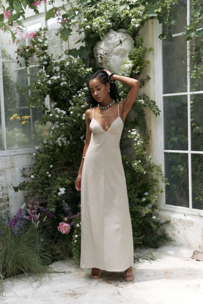 Mai Collection Onella Strappy Long Dress Wholesale Clothing Boho