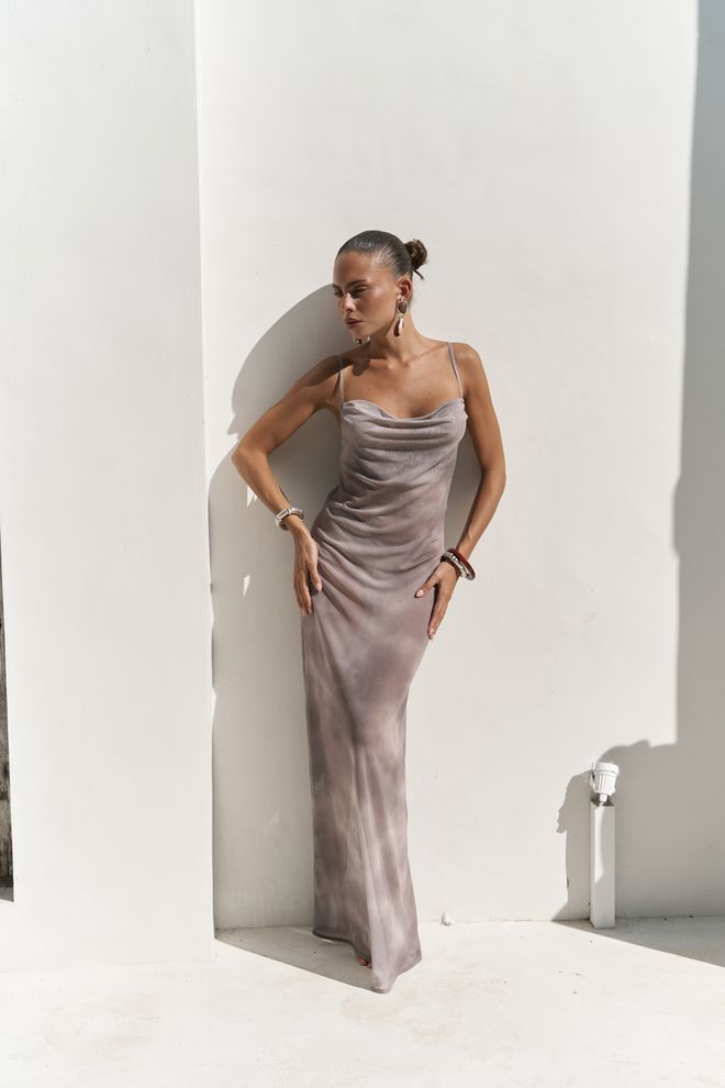 Mai Collection Chomhan Strappy Long Dress Wholesale Clothing Sexy