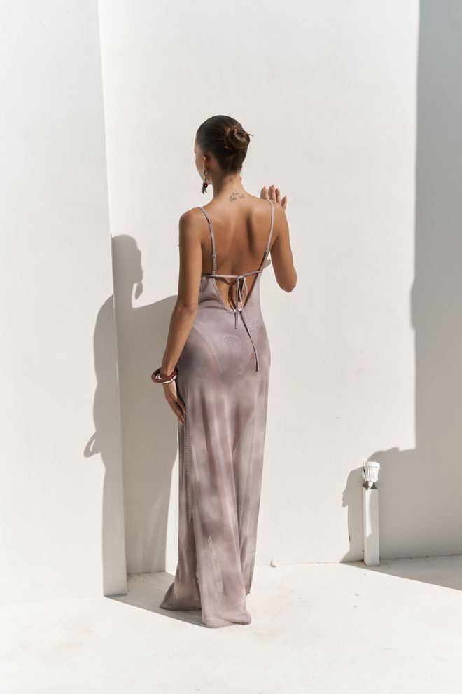 Mai Collection Chomhan Strappy Long Dress Wholesale Clothing Summer