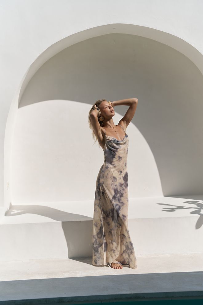 Mai Collection Chomhan Strappy Long Dress Wholesale Clothing Beach