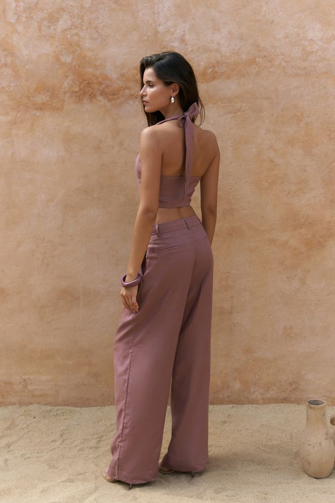 Mai Collection Σετ Μπορντό Κομψό Casual Χονδρικό εμπόριο ενδυμάτων Boho