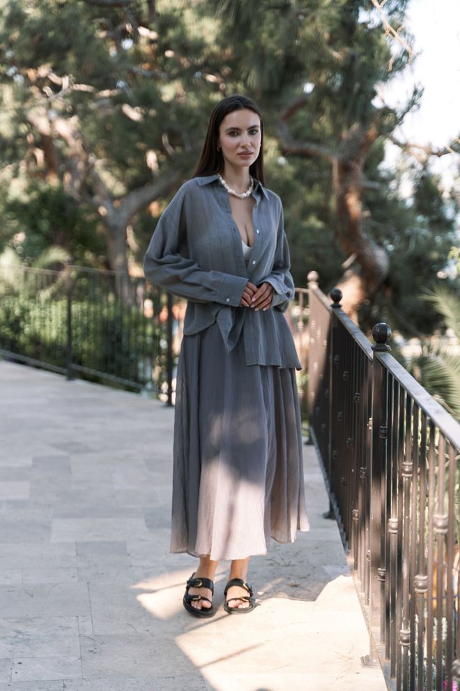 アパルトモン　GREYCHORD LONG SKIRT 34 アパルトモン GREYCHORD グレーコード LONG SKIRT（アパルトモン