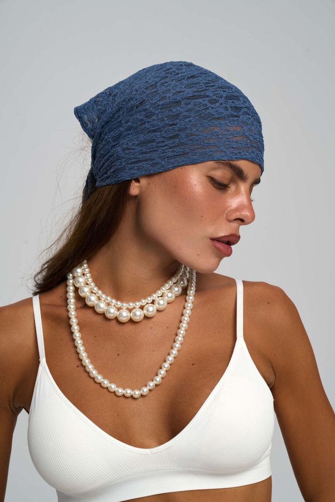 Mai Collection Μπλε Σάλι Με Κομψό Animal Print Για Κάθε Περίσταση Χονδρικό εμπόριο ενδυμάτων Σαλόνι