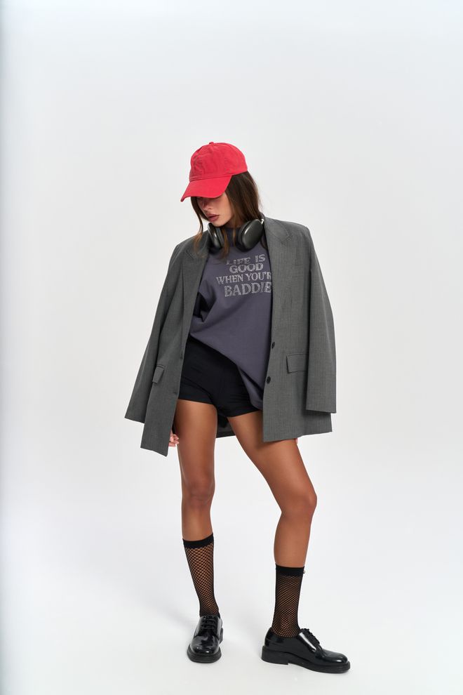 Mai Collection Baddie Oversized T shirt Wholesale Clothing 0