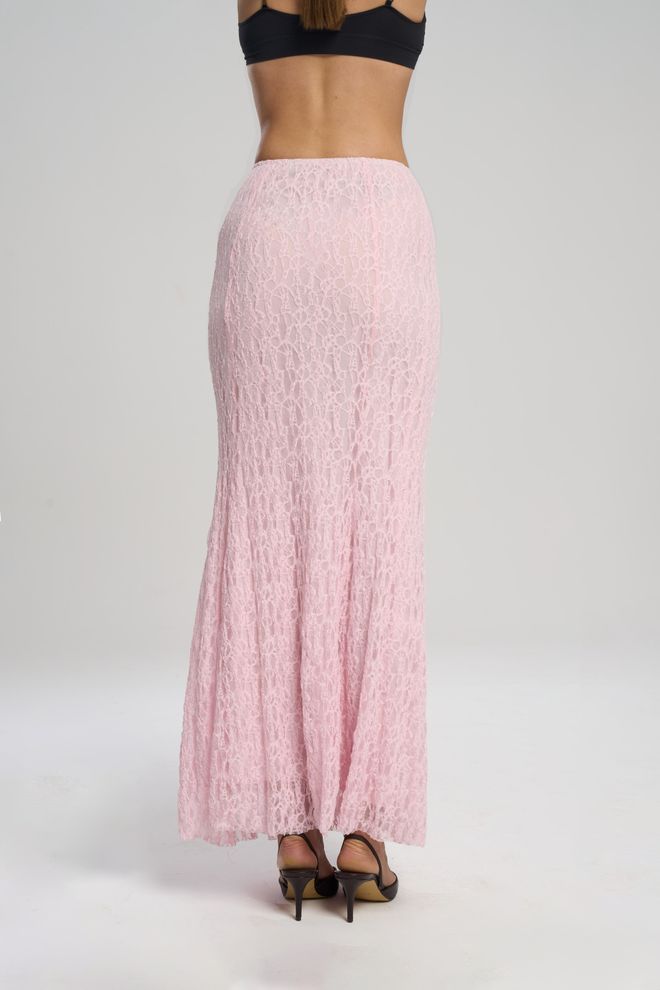 Mai Collection Elegant Pink Mermaid Maxi Skirt Wholesale Clothing Formal