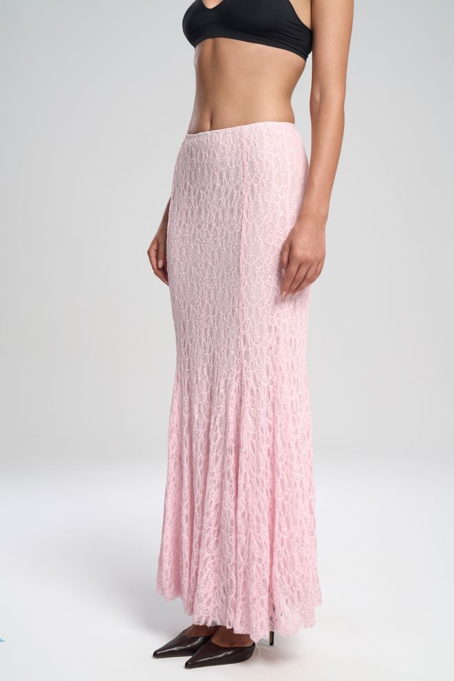 Mai Collection Elegant Pink Mermaid Maxi Skirt Wholesale Clothing Work