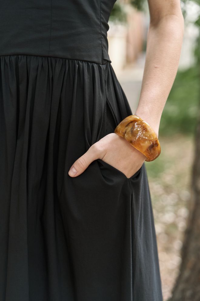 Mai Collection Црна Елегантна Хаљина Са Прорезом В изрезом И Дужином До Пода Велепродаја одеће 5
