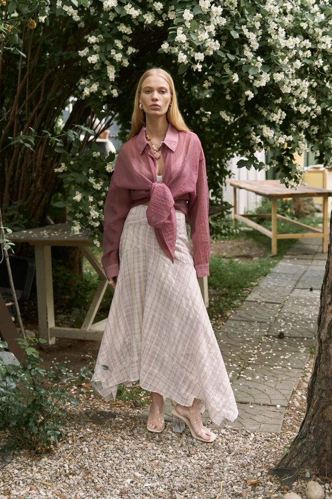 Mai Collection Smėlio Spalvos Boho Asimetriškas Maxi Sijonas Didmeninė prekyba drabužiais Kokteilinė