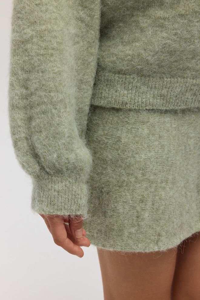 Mai Collection Зеленый Повседневный Элегантный Сексуальный Свитер Оптовая продажа одежды Падают осенью