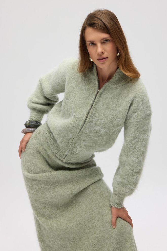 Mai Collection Πράσινο Κομψό Casual Ζακέτα Χονδρικό εμπόριο ενδυμάτων Casual