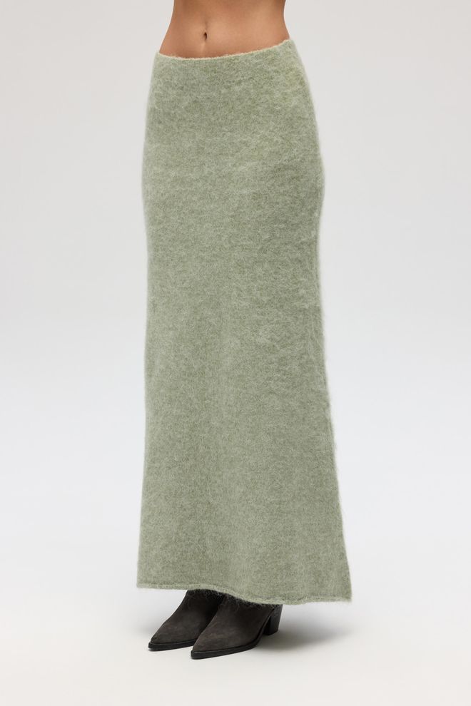 Mai Collection جيبة أخضر أنيقة قلم ماكسي ملابس بالجملة ربيع