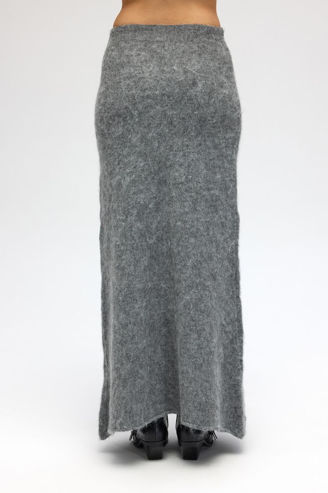 Mai Collection جيبة رمادي بوديكون ماكسي بخصر منتصف أسلوب غير رسمي وأنيق ملابس بالجملة رائع